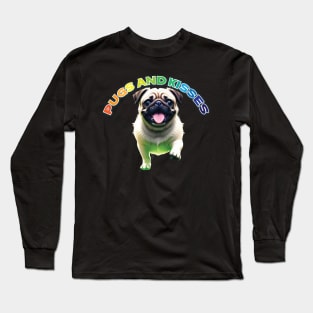 Just Pugs and Kisses Long Sleeve T-Shirt